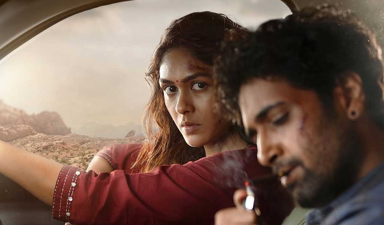 Mrunal Thakur wraps up schedule for Adivi Sesh’s ‘Dacoit’