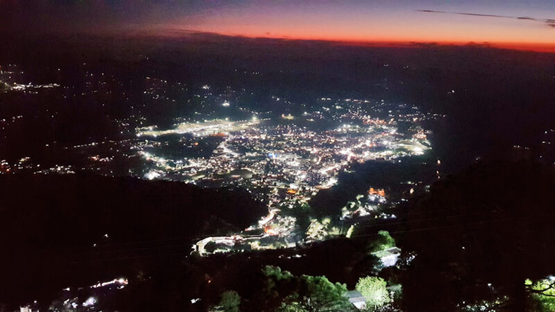 Evening View Of Katra Town