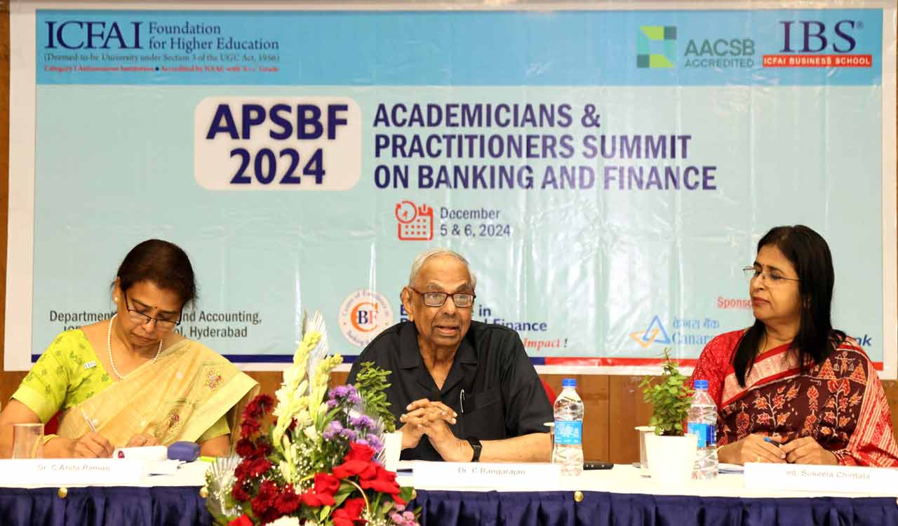 Hyderabad: CoEBF hosts banking and finance summit 2024 at ICFAI Business School