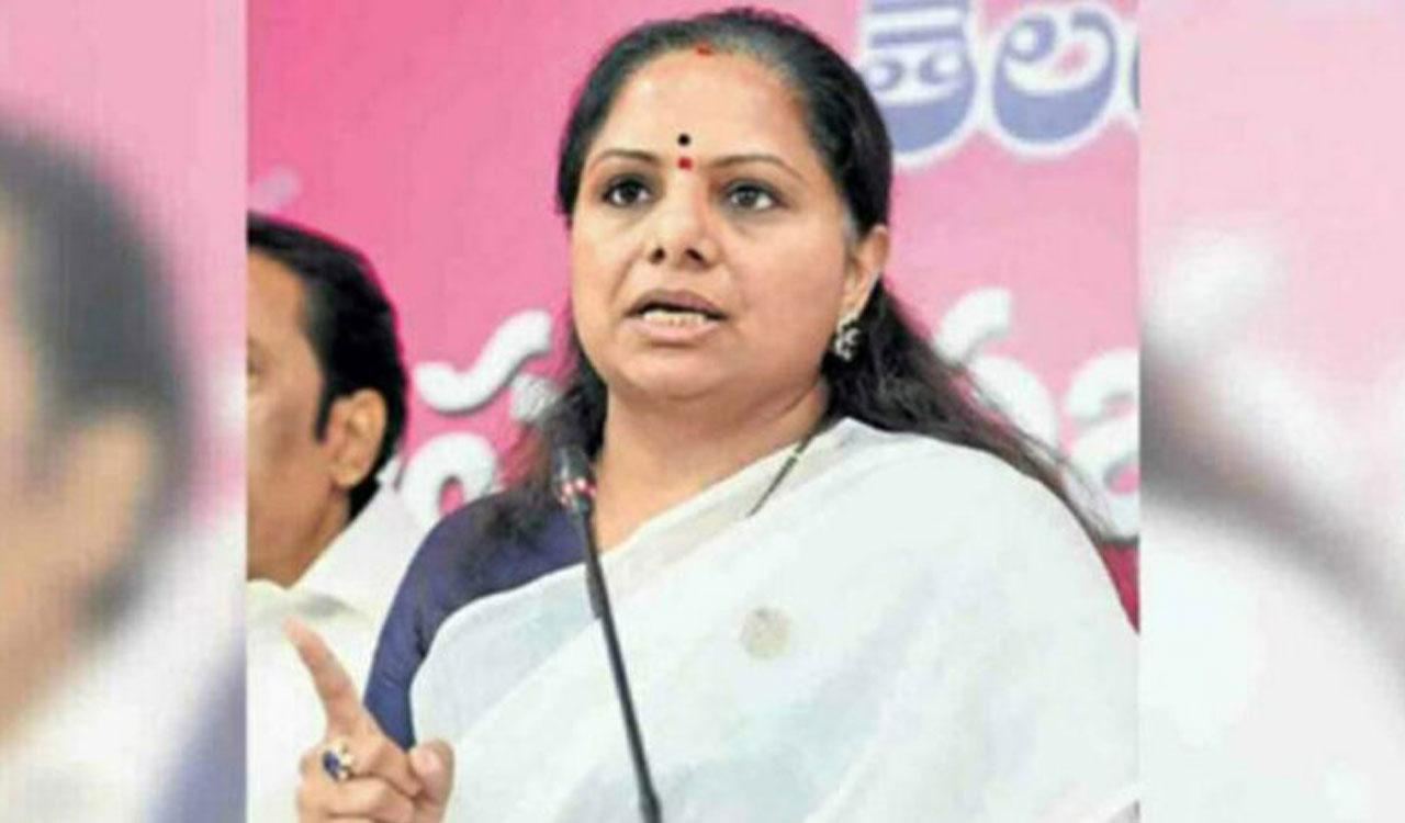 BRS MLC Kavitha announces Maha Dharna on Jan 3 over BC reservation issue