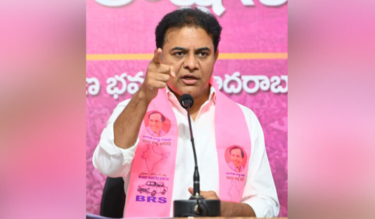 KTR questions Congress government over farmer neglect, diversion tactics