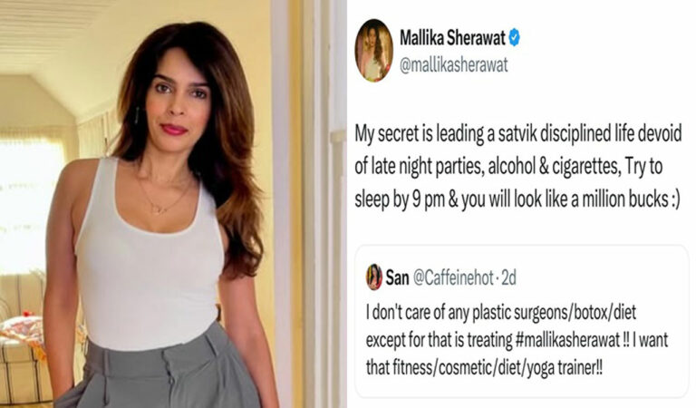 She revealed that she tries to sleep early, which helps her look like a “million bucks.”