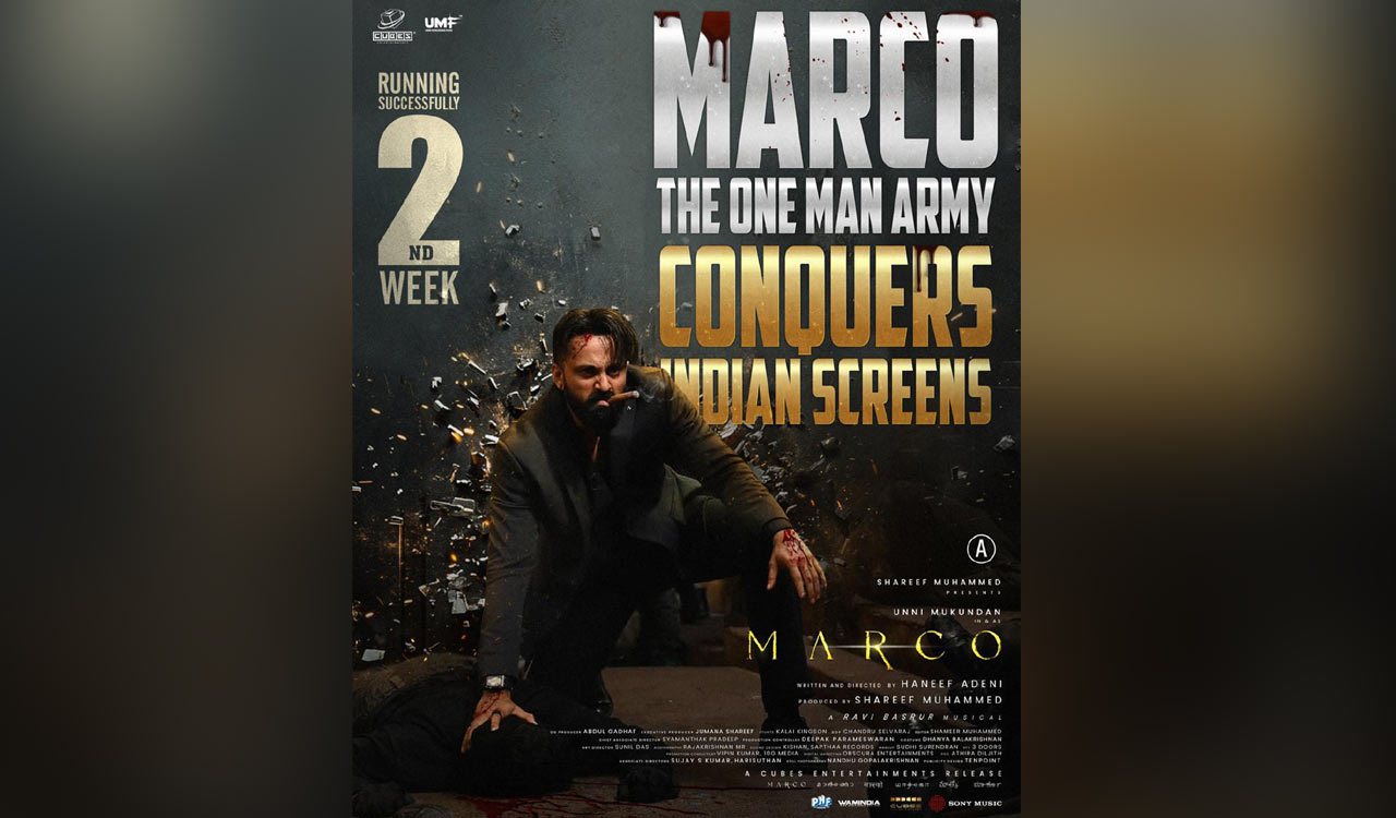 Most violent Indian film ‘Marco’ gears up for Telugu release on January 1