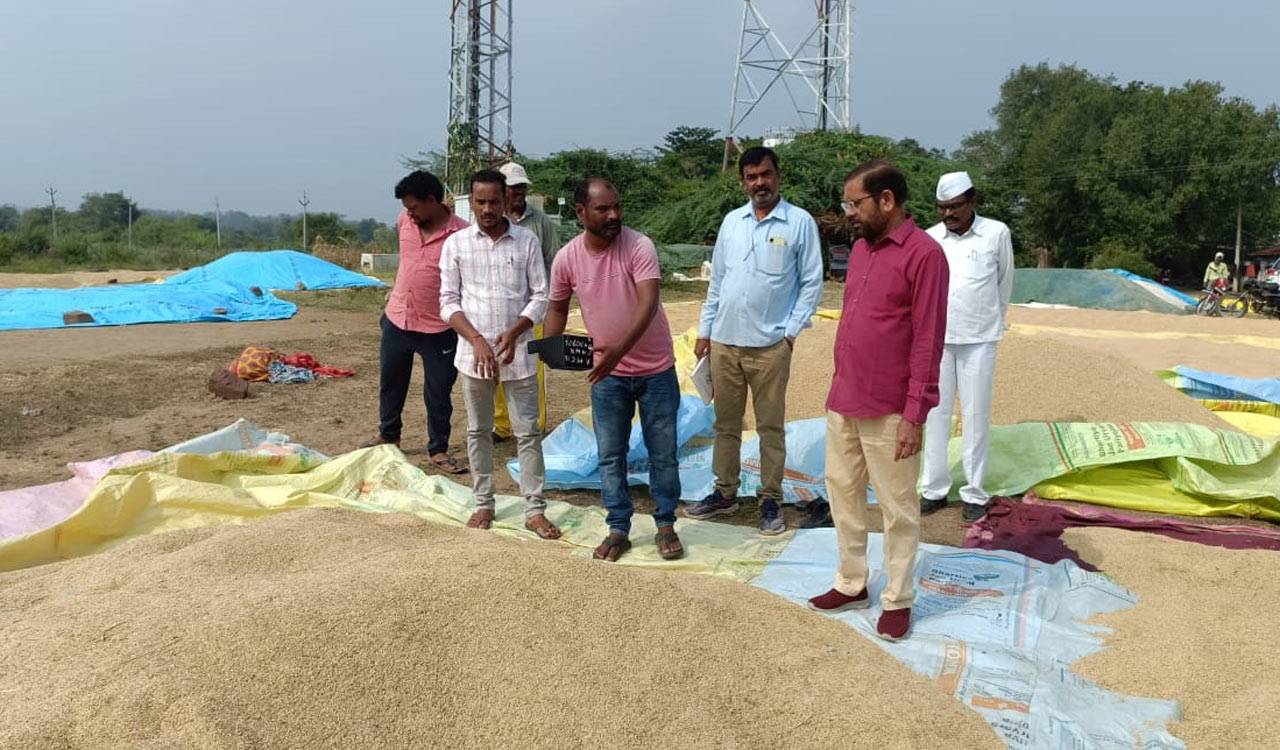 Few mills come forward to take up CMR in Mancherial