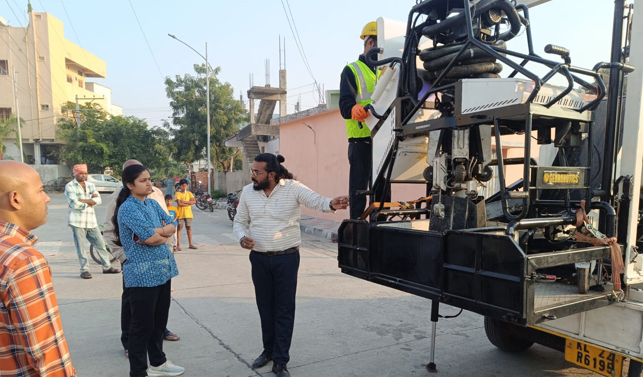 Karimnagar Municipal Corporation plans to introduce Integrated Manhole Cleaning Robotic machine