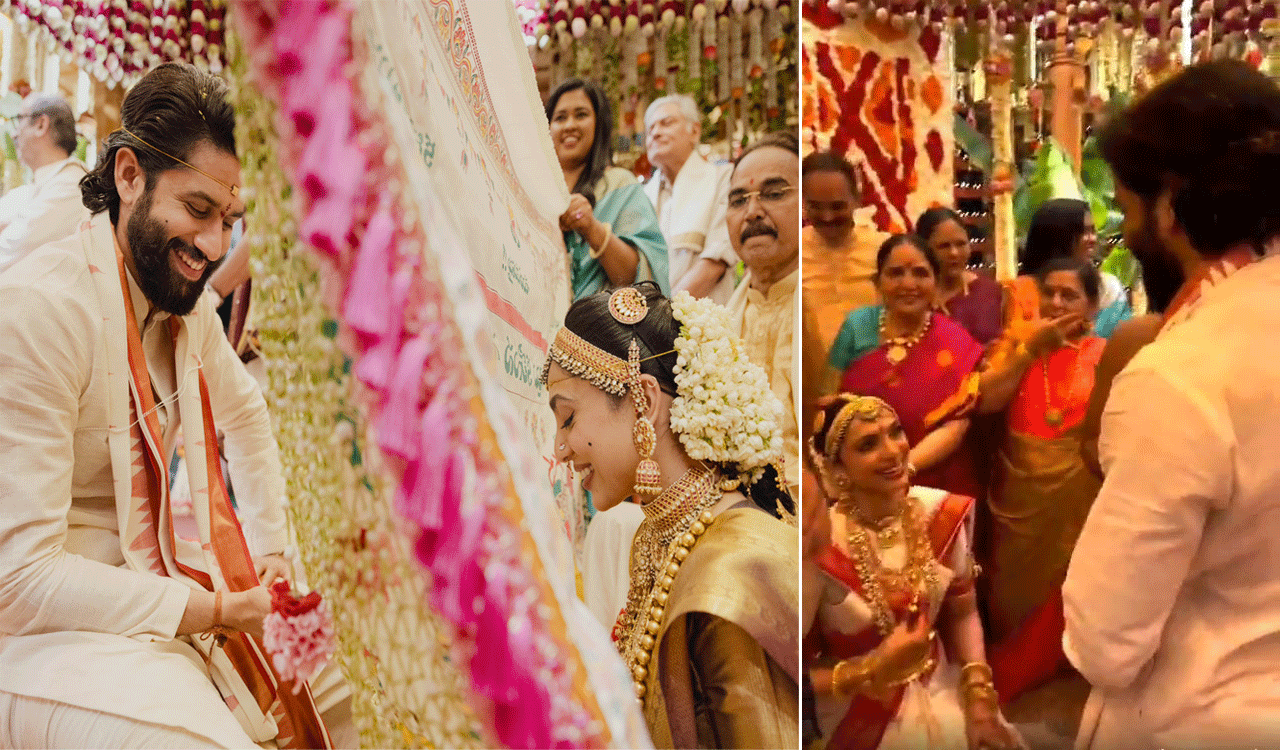 Watch: Sobhita Dhulipala tears up after tying knot with Naga Chaitanya