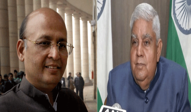 Currency notes found on Congress MP Abhishek Manu Singhvi's seat in RS, Dhankhar initiates probe