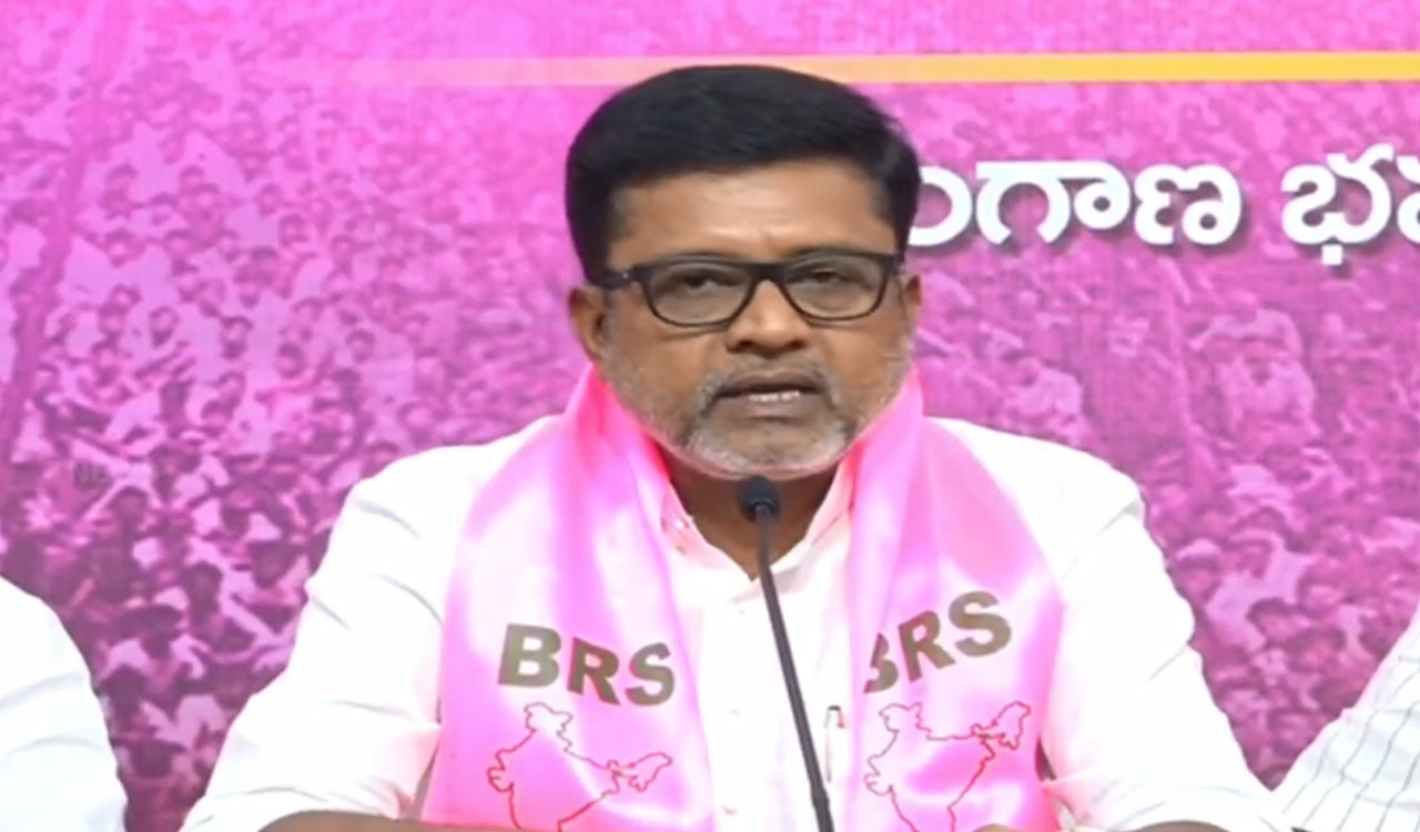 BRS leader releases charge sheet against Sridhar Babu