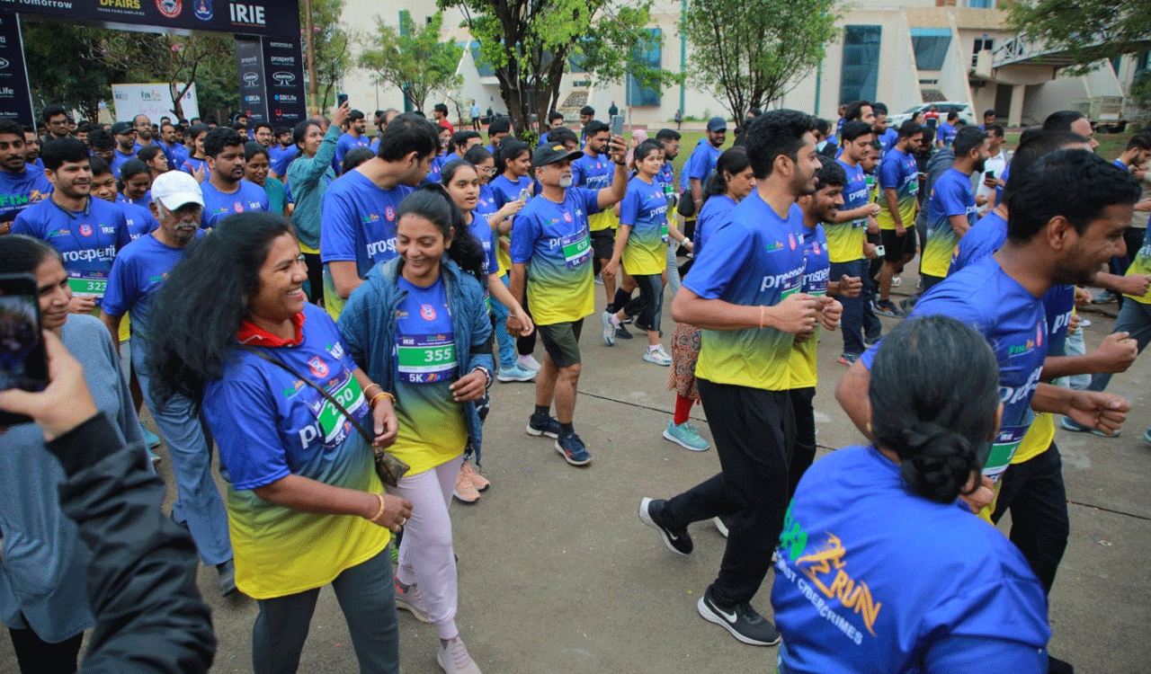 ‘Finrun’ hosts 5k and 10k run to raise awareness on cyber crime in Hyderabad