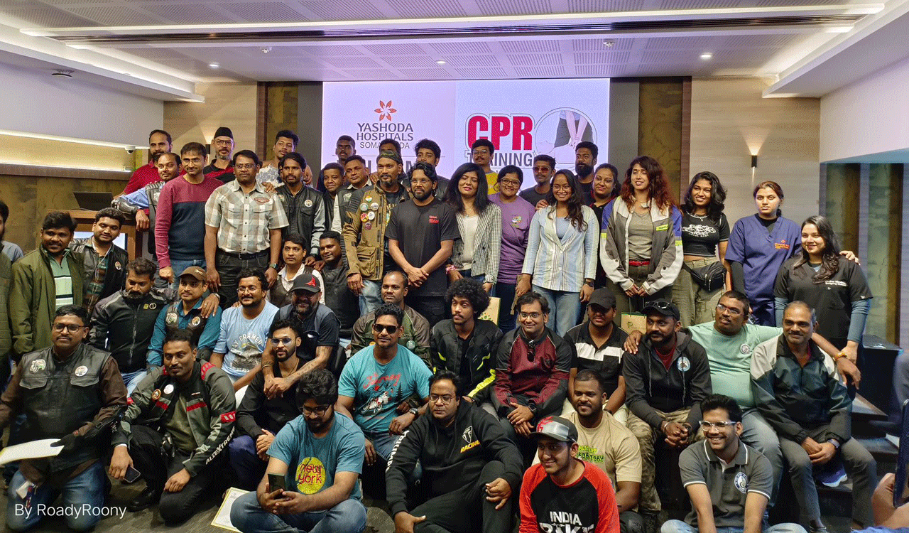 Safety Awareness Ride promotes road safety and emergency preparedness in Hyderabad