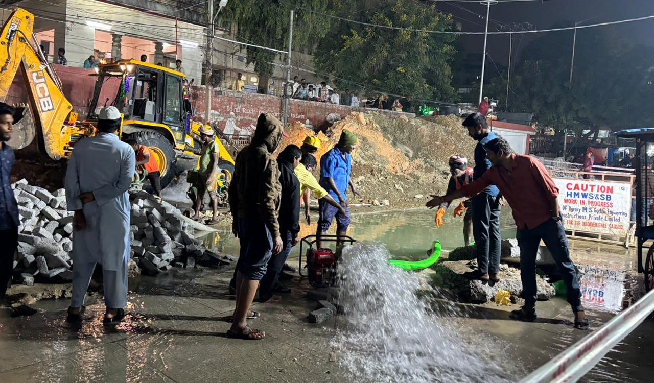 Water supply to be disrupted in parts of Hyderabad due to repair works on Dec 15