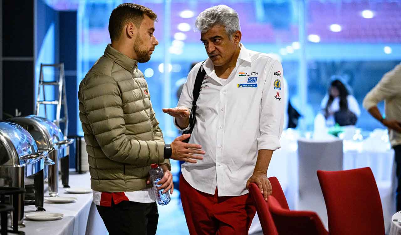 Watch: Tamil actor Ajith Kumar’s car crashes on track during practice race in Dubai, star escapes unhurt