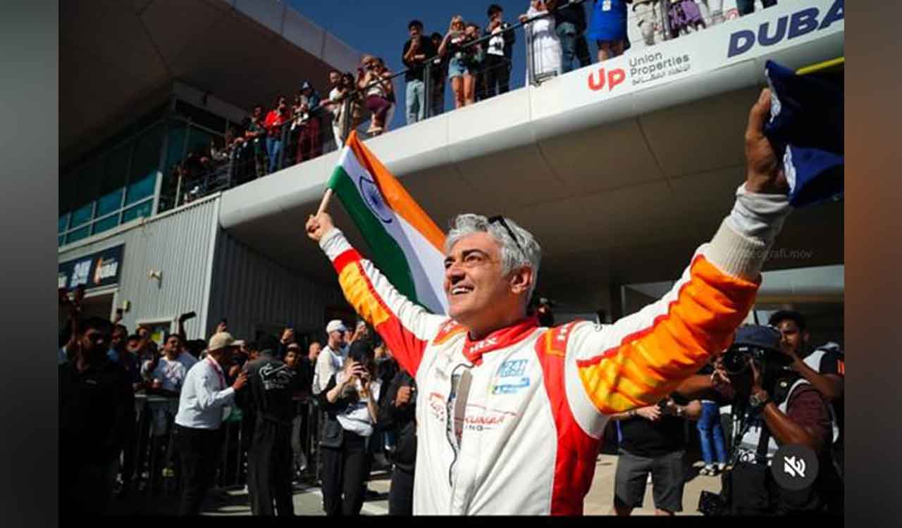 Ajith Kumar’s team secures 3rd position in Dubai 24H 2025 race