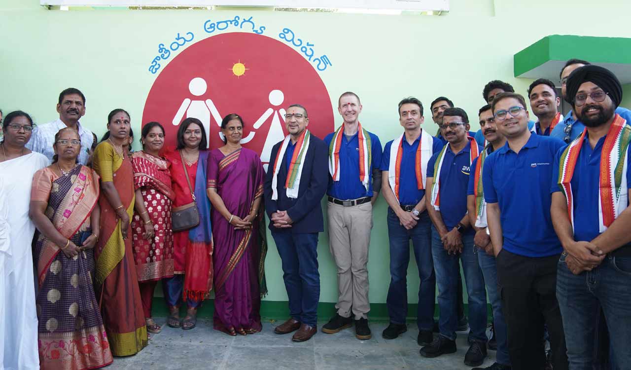 Amazon inaugurates village development projects in Telangana’s Meerkhanpet