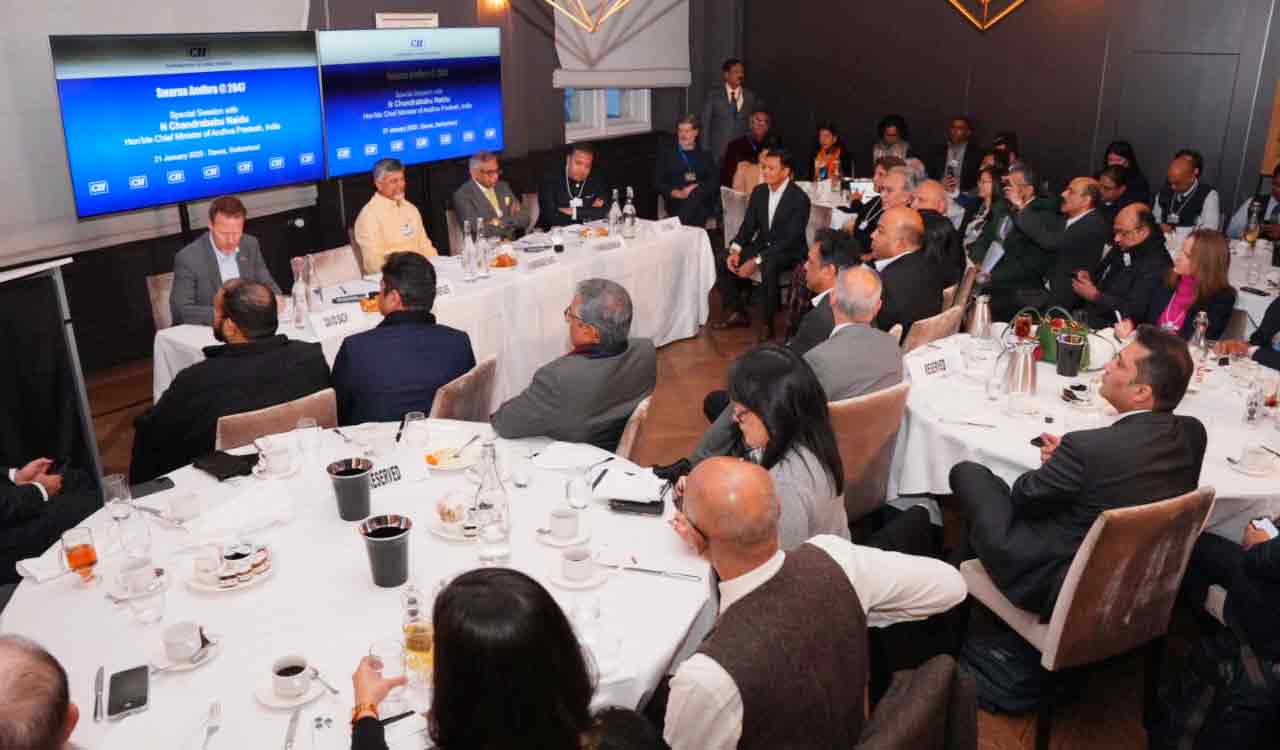 Andhra CM Chandrababu Naidu to meet Bill Gates, other global executives in Davos