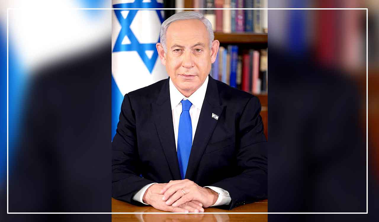 Israel PM Benjamin Netanyahu welcomes home released hostages