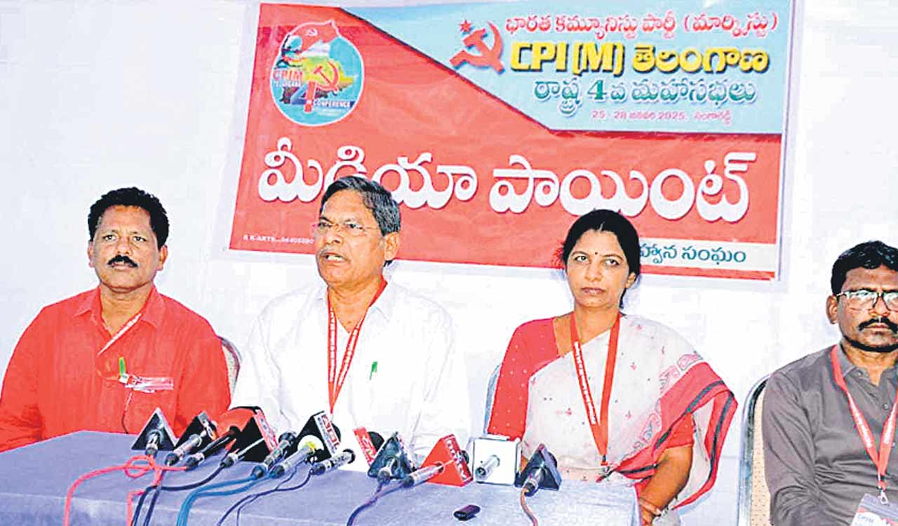 Telangana: CPI (M) demands Rs 15 lakh under Indiramma Housing Scheme