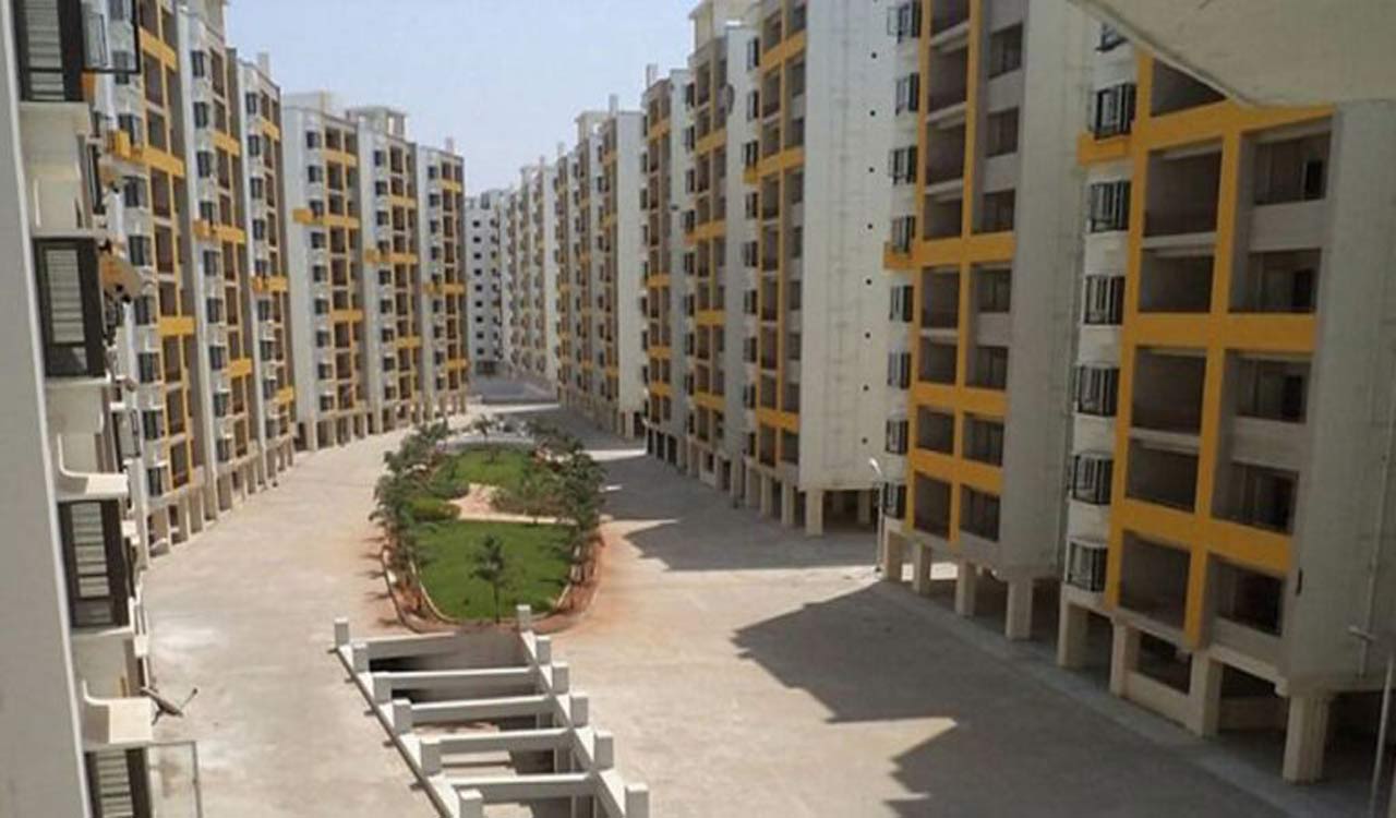 Cash-strapped Telangana Congress govt eyes Rs 3,500 cr through land, flats auction