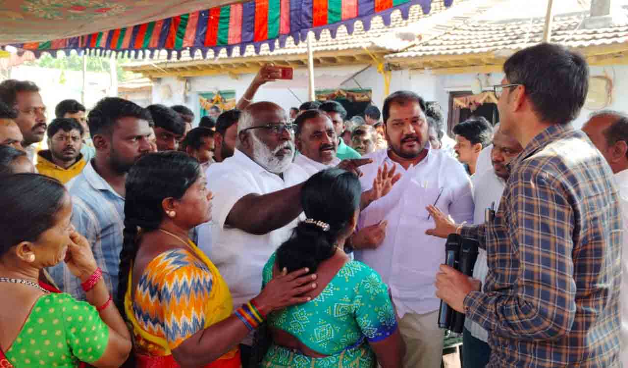 Chaos in Sangareddy gram sabhas as officials fail to answer people’s questions