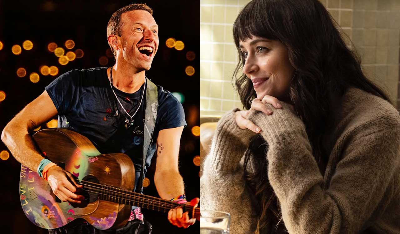 Chris Martin, Dakota Johnson shut down split rumours, walk hand-in-hand in Mumbai