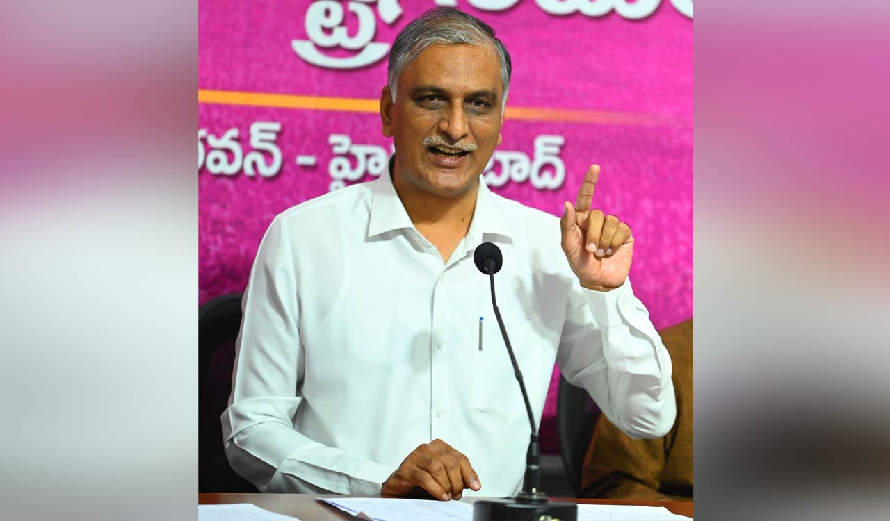 Congress governance runs from CM’s Jubilee Hills palace, not Secretariat: Harish Rao slams CM Revanth