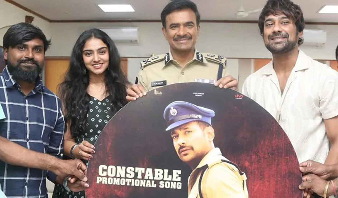 Hyderabad Commissioner CV Anand launches song for Varun Sandesh’s upcoming film “Constable”