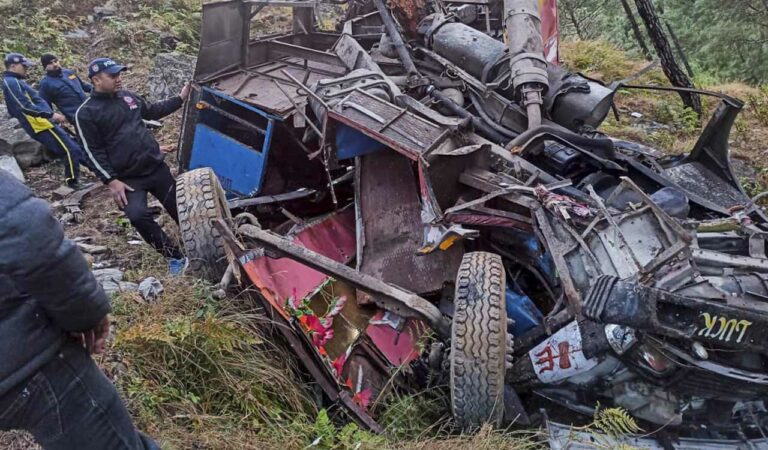 Six dead, 22 injured as bus falls into gorge in Uttarakhand’s Pauri Garhwal