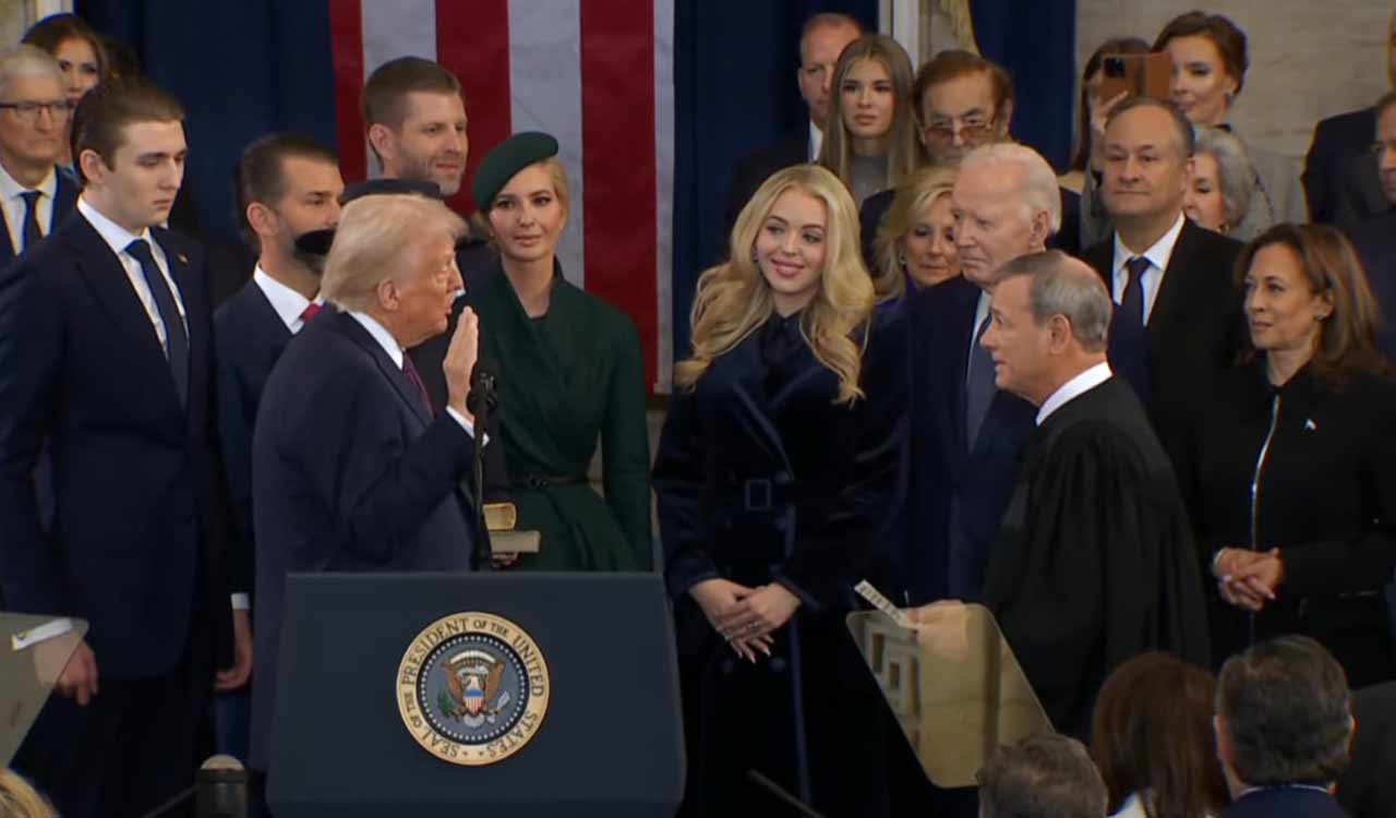 Trump era begins, sworn in as 47th President of the United States of America