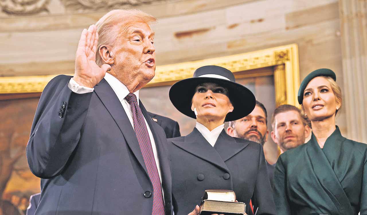 Golden age of America begins right now, says President Trump in inaugural address