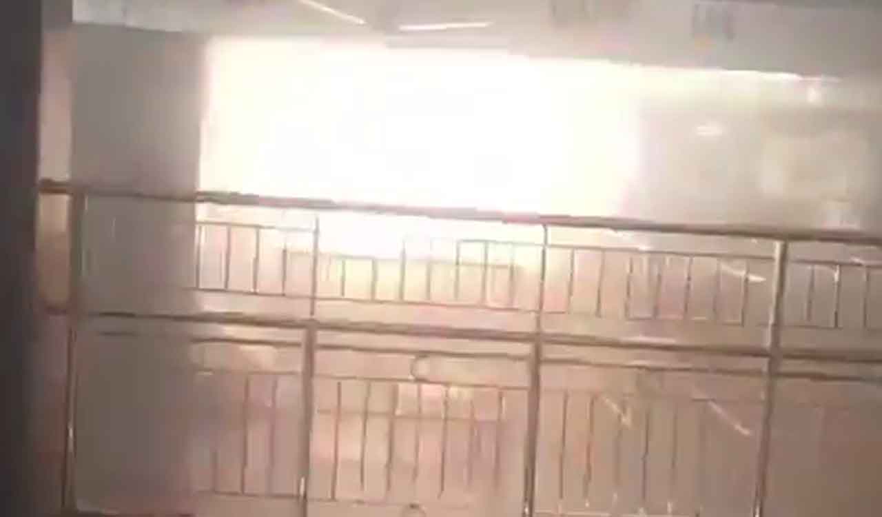 Watch: Fire breaks out at Tirumala laddu counter on Monday