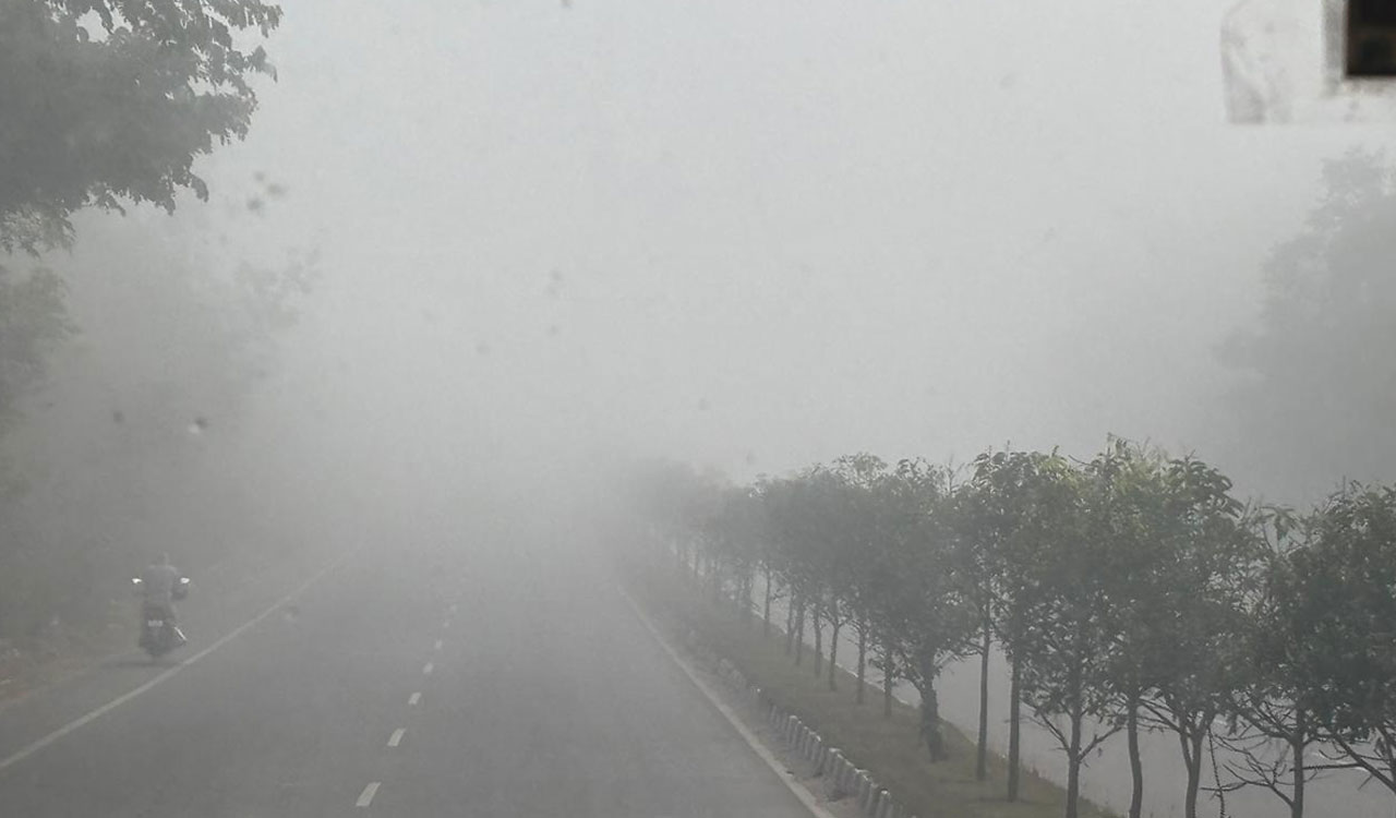 Hyderabad blanketed in dense fog