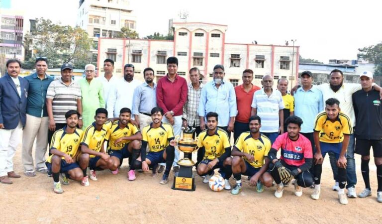 hyderabad globe fc crowned football champion