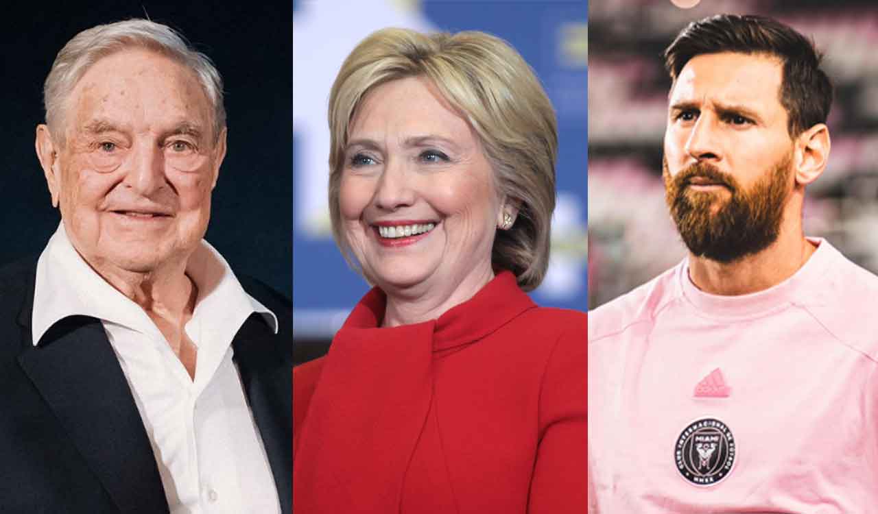 Biden presents Presidential Medal of Freedom to Soros, Hillary, Messi and 16 others