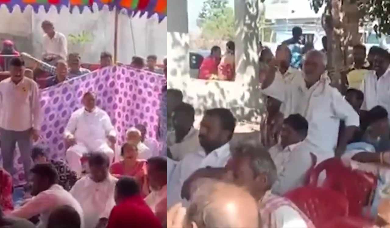 Watch: Arguments, abuses and allegations mark Grama Sabha meetings across Telangana