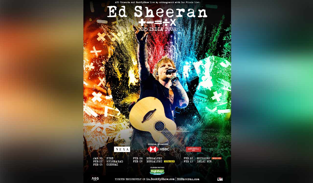 Hyderabad gears up for Ed Sheeran’s electrifying mathematics tour