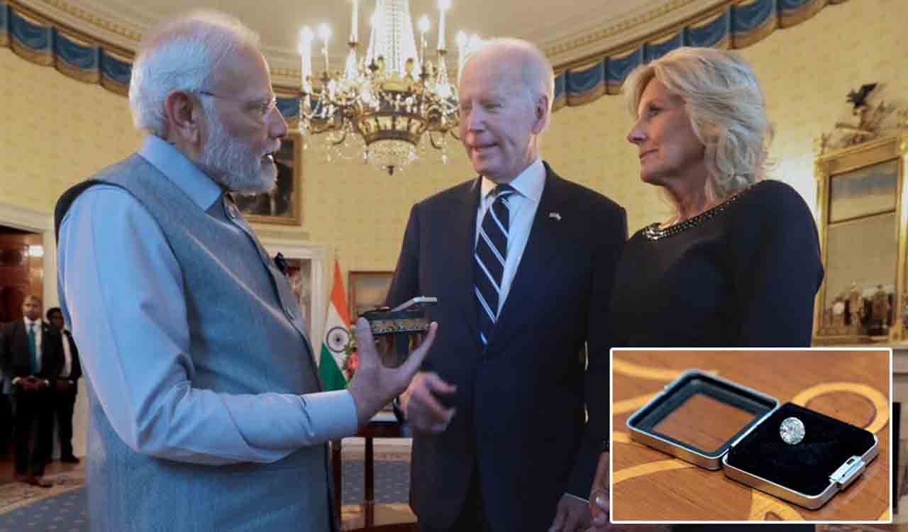 Joe Biden receives priciest gift $20,000 diamond from PM Modi