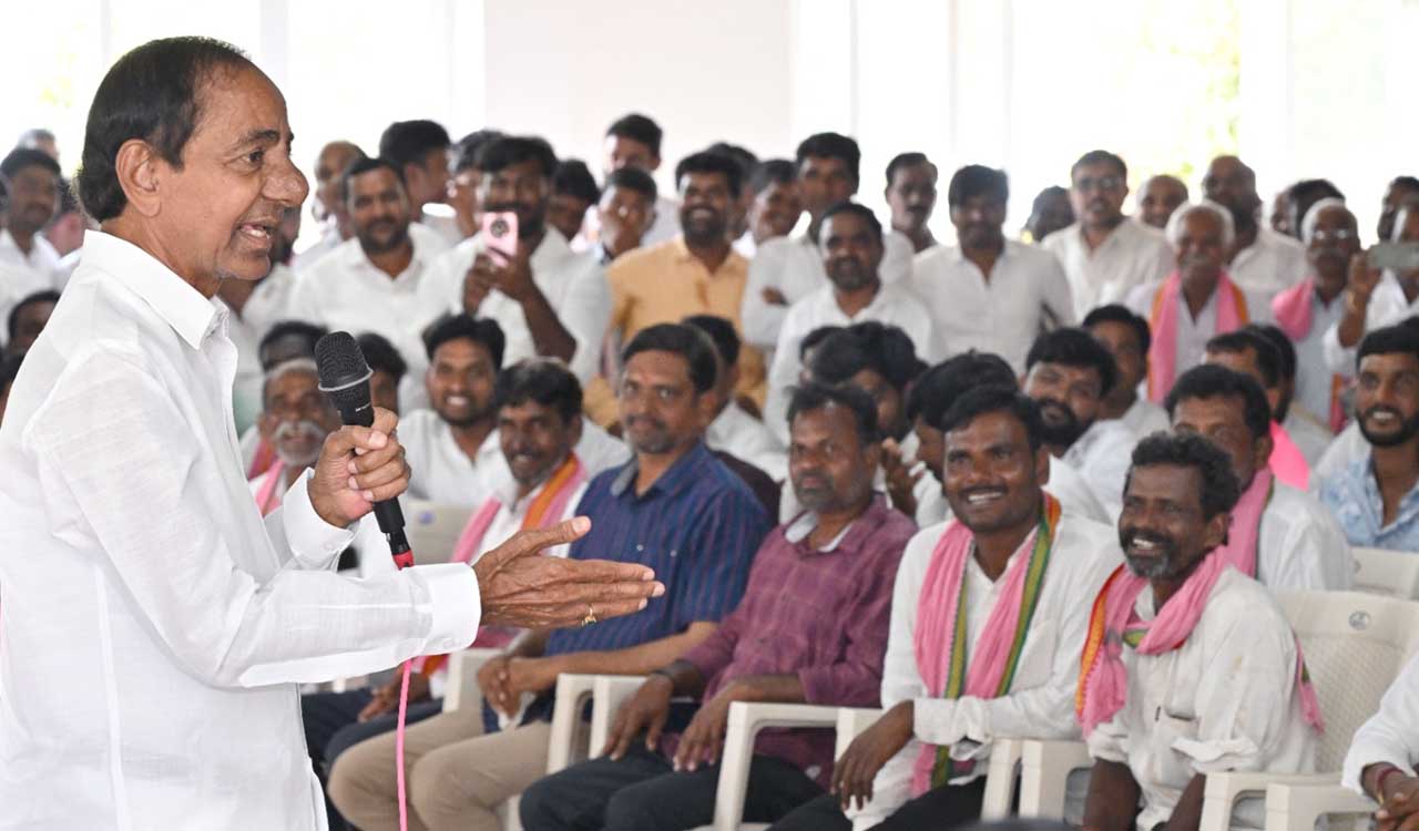 BRS president KCR asks cadre to gear up for direct fight with Congress