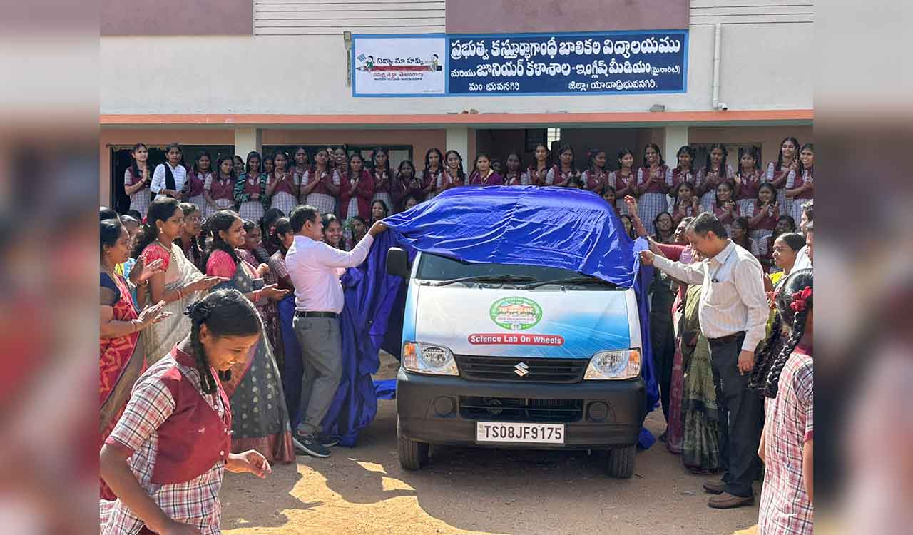 ‘Science Lab on Wheels’ launched for KGBV schools in Yadadri district