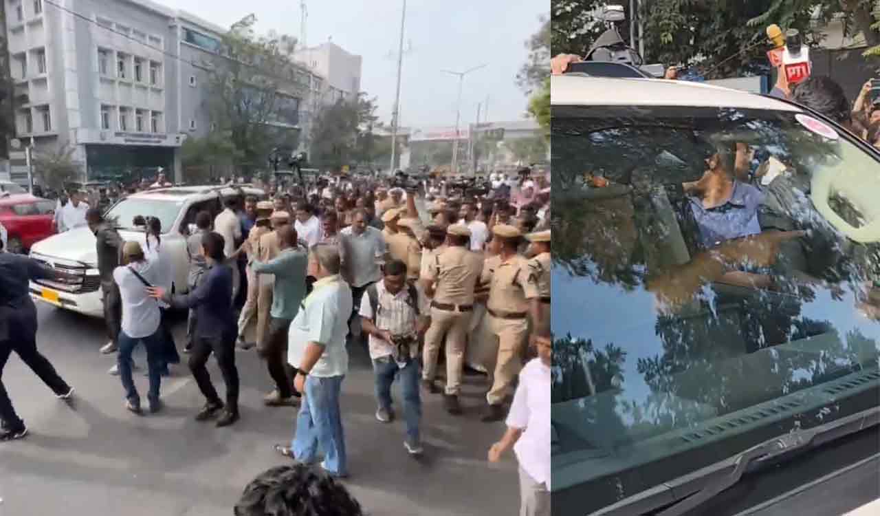 KTR appears before ED in Formula-E case, BRS leaders arrested