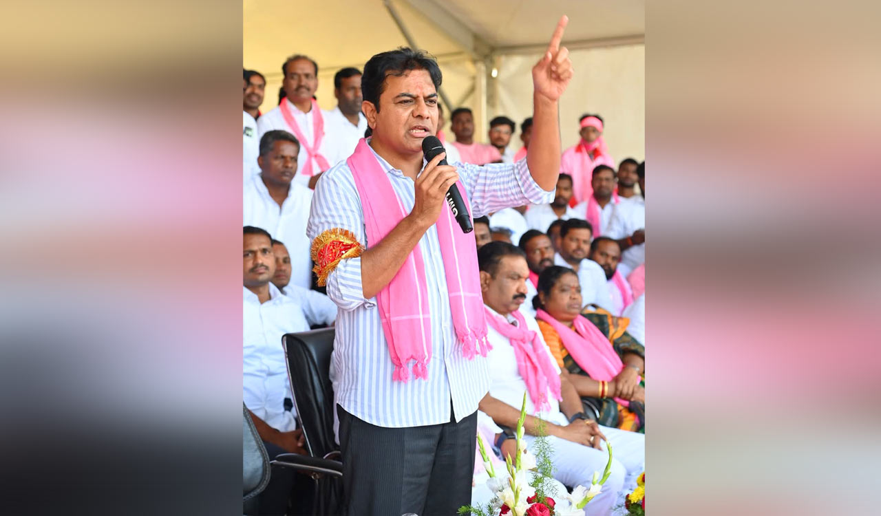 KTR slams Congress for keeping farmers in Telangana waiting for support