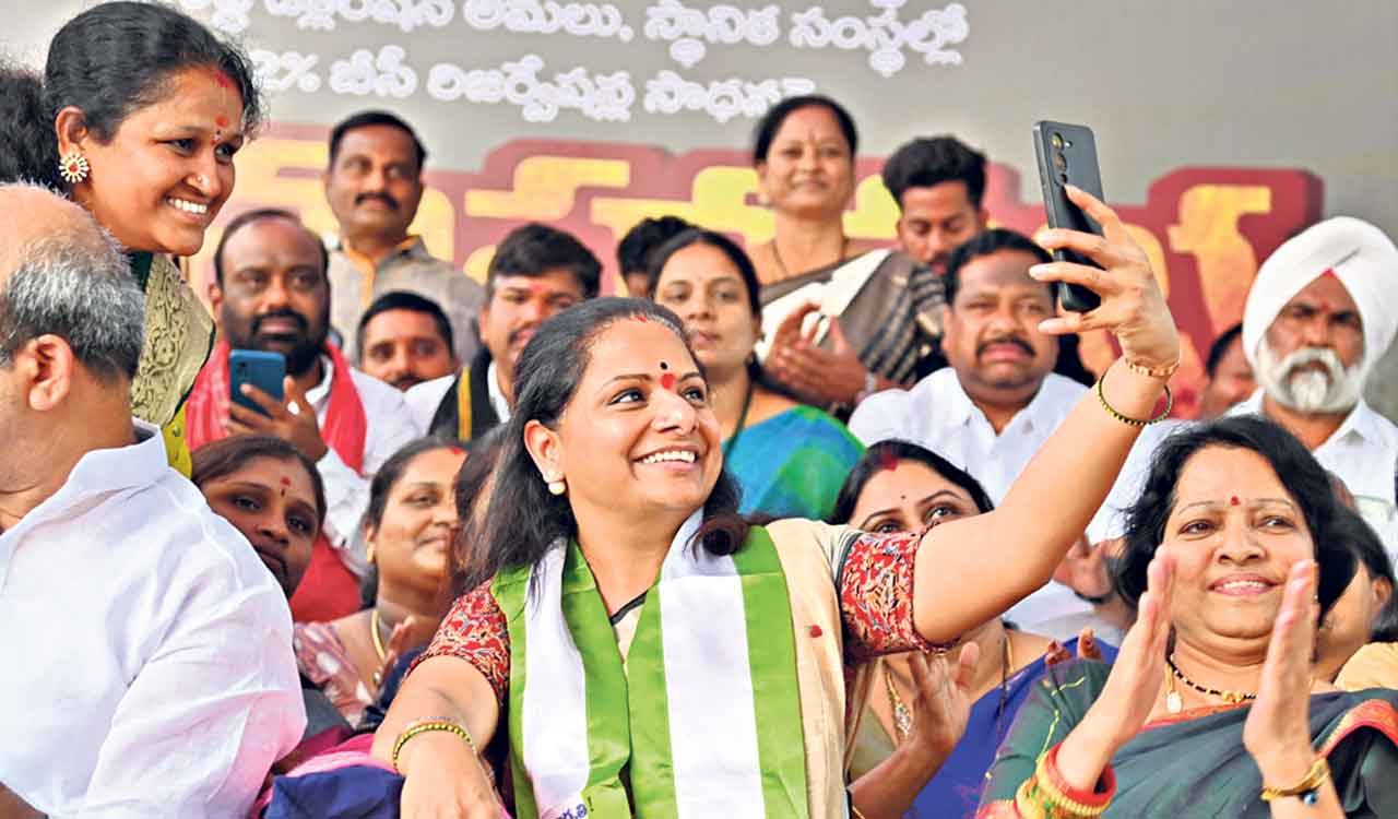 Ready for open debate on BC development under BRS rule: Kavitha