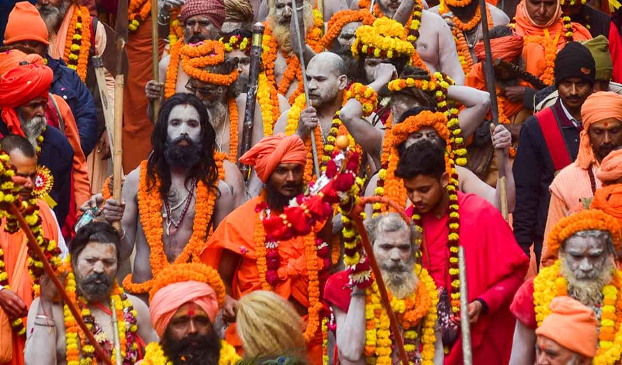 Kumbh Mela’s white bus: Home to saint and the ‘world’s heaviest Sphatik Shivling’