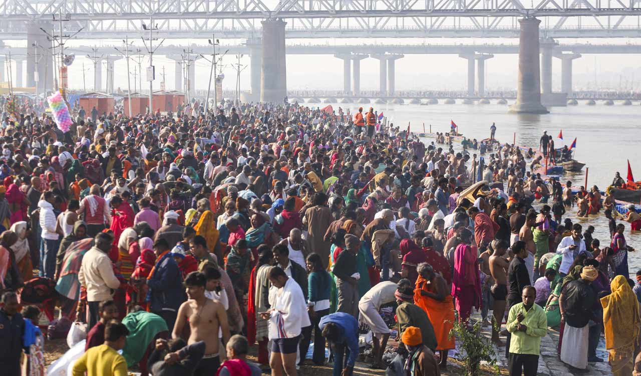 Maha Kumbh: Over 13 crore pilgrims take holy dip at Sangam so far