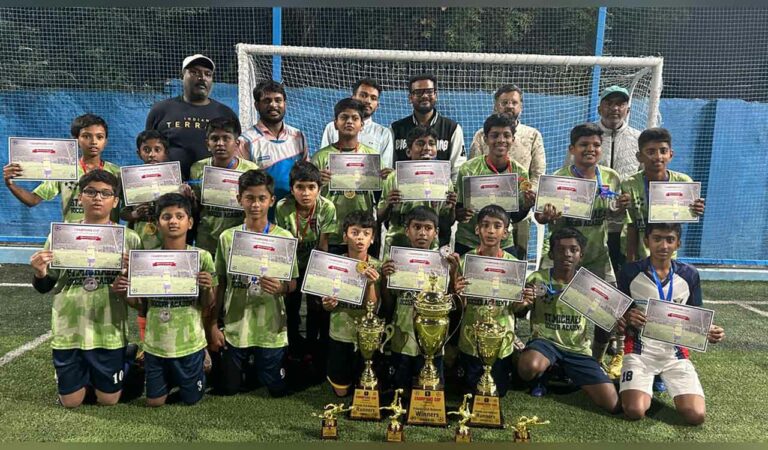 Victorious St Michael's School in Hyderabad.