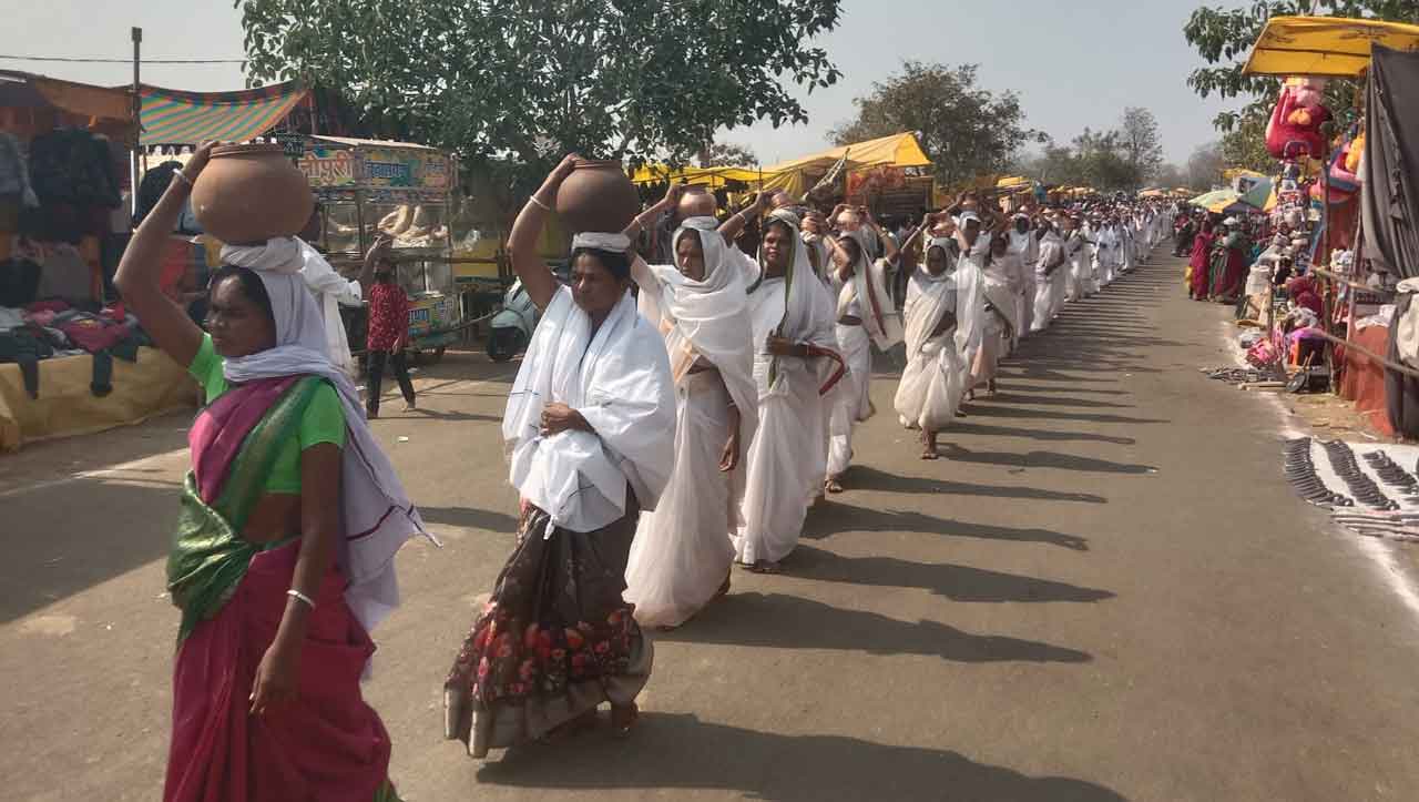 Praja Darbar, cultural shows organised as part of Nagoba Jatara