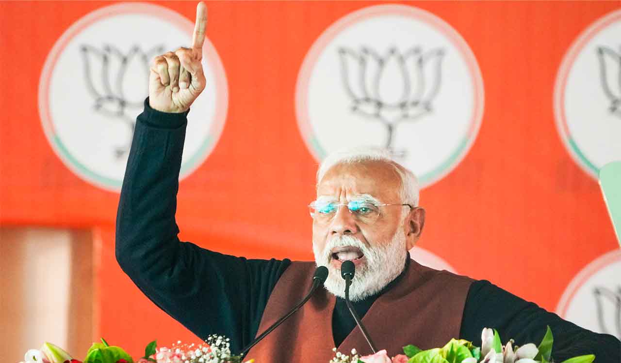 Modi calls AAP a ‘disaster’, promises change and progress for Delhi