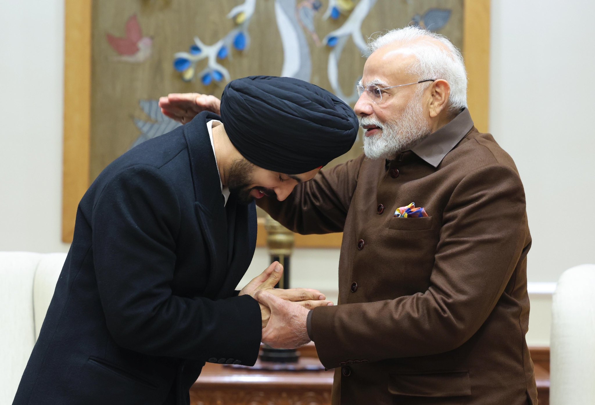 Singer-Actor Diljit Dosanjh calls on Prime Minister Narendra Modi