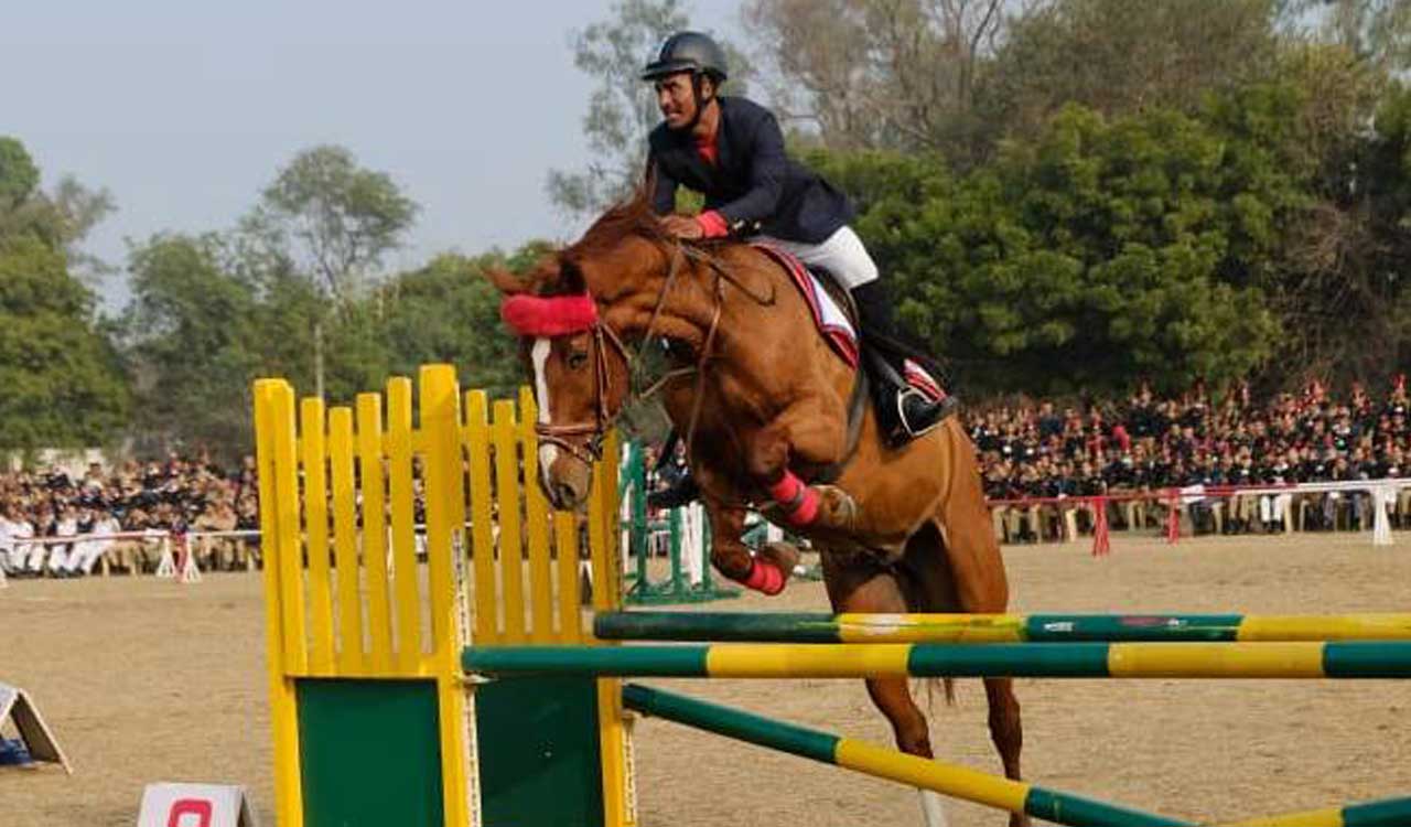 NCC cadet from AP & T Directorate wins two medals in equestrian competition