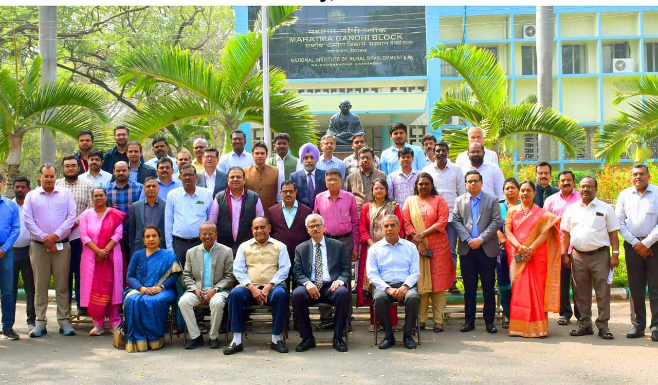 Workshop on Artificial Intelligence in rural development held at NIRDPR