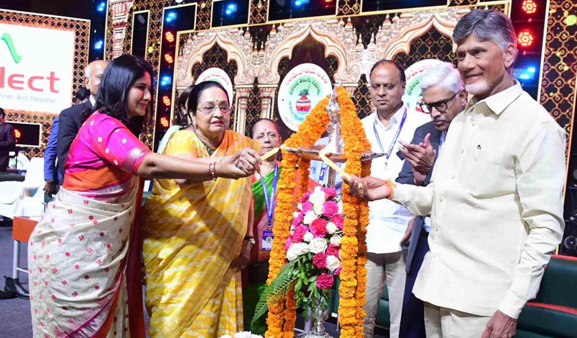 Naidu highlights ‘vision 2047’, calls for mutual cooperation between Telugu people